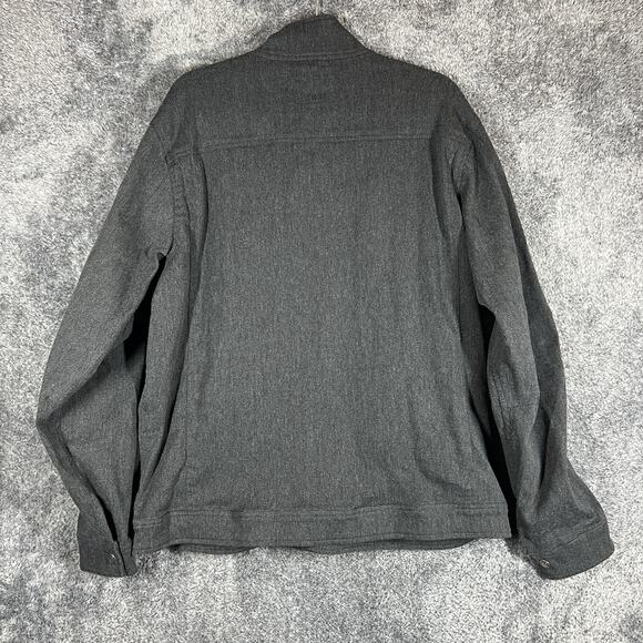 Woolrich Jacket Mens XL Gray Full Zip Cotton Blend Casual Outdoor Layering - Picture 2 of 8